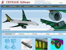 Tablet Screenshot of centaursoft.com